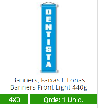 20x90 Banners Front Light 440g
