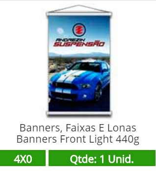 80x120 Banners Front Light 440g