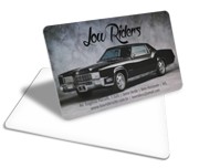500 Cartões De Visita Pvc 0,30mm Branco