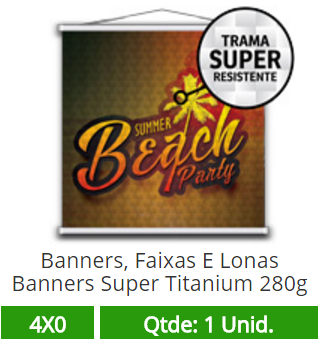 M² Banners Super Titanium 280g
