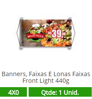 120x60 Faixas Front Light 440g