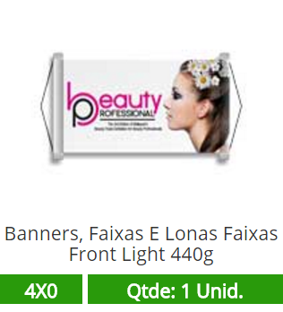 200x60 Faixas Front Light 440g