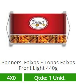 300x60 Faixas Front Light 440g