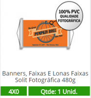 120x70 Faixas Solit Fotográfica 480g