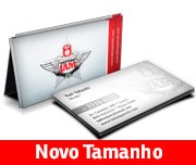 250 Cartões De Visita Couchê 275g Sem Verniz