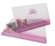250 Cartões De Visita Pvc 0,30mm Transparente