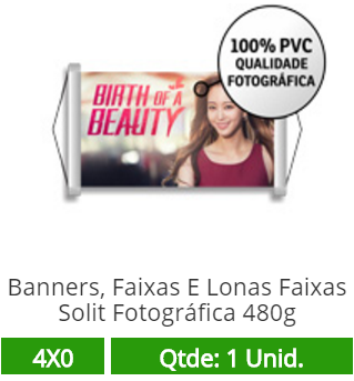 200x70 Faixas Solit Fotográfica 480g