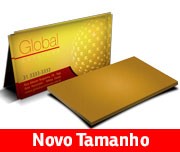 100 Cartões De Visita Papéis Especiais Gold Master 300g