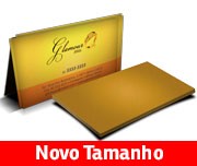 250 Cartões De Visita Papéis Especiais Gold Master 300g