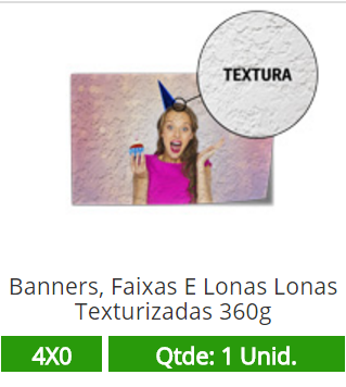 65x40 Lonas PLASTER Texturizadas 360g