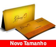 250 Cartões De Visita Papéis Especiais Gold Master 300g