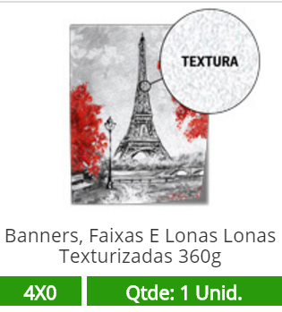 65x80 Lonas SUEDE Texturizadas 360g